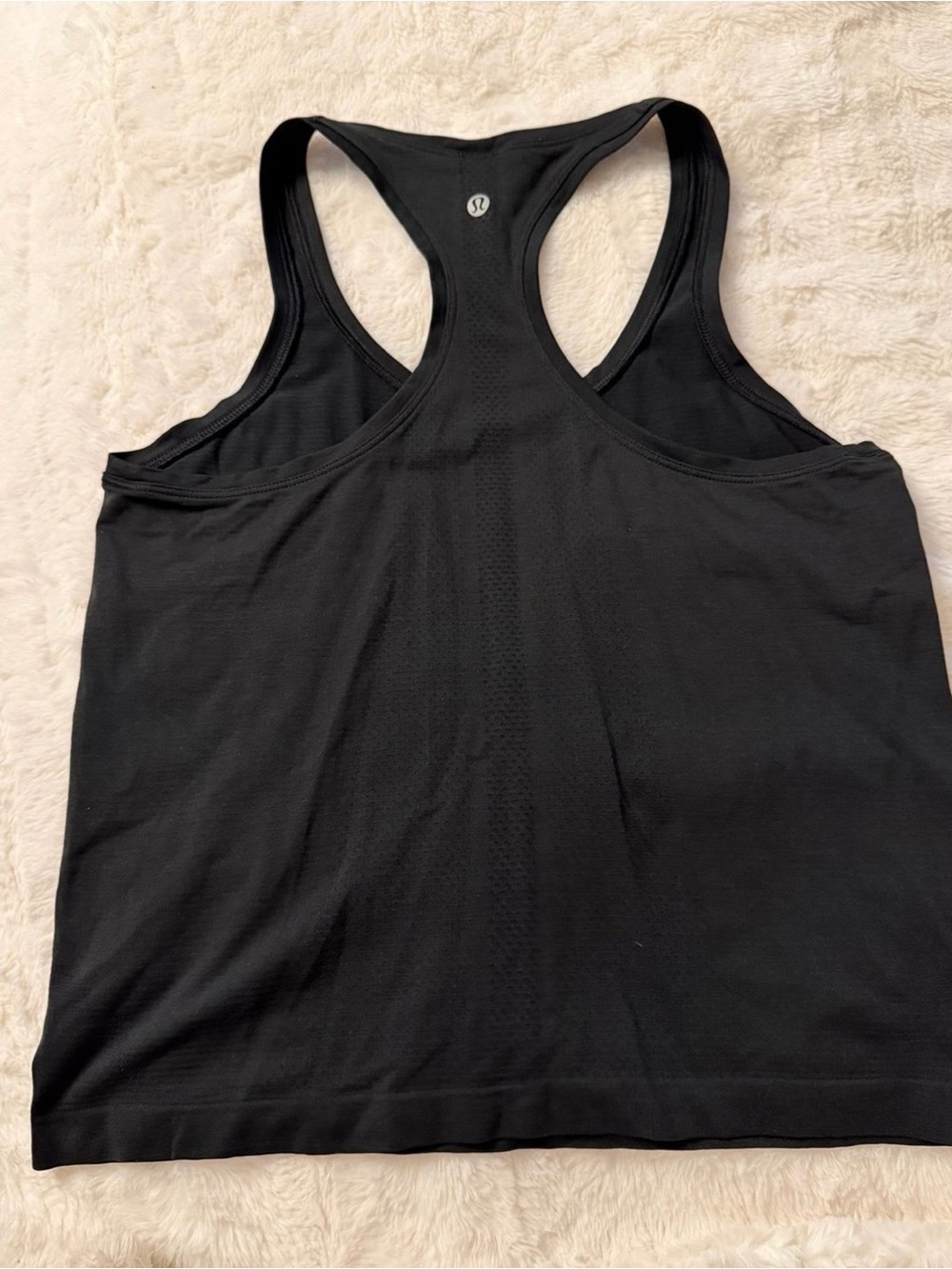 lululemon Black Racerback Performance Tank size 10